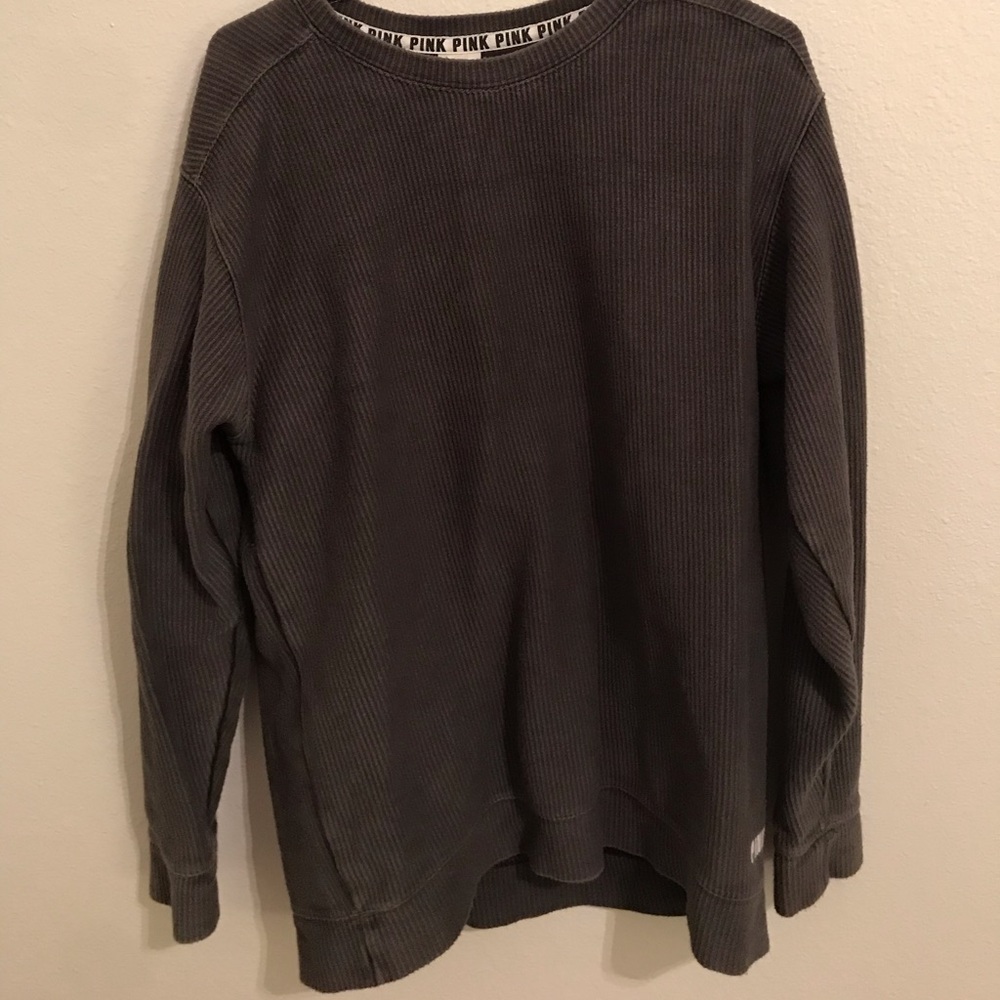 PINK grey sweatshirt